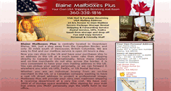 Desktop Screenshot of blainemailboxesplus.com